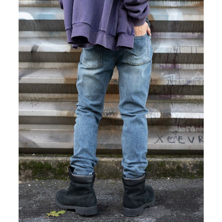 スリムフィットデニムパンツ | WEGO【MEN】 | 詳細画像6 