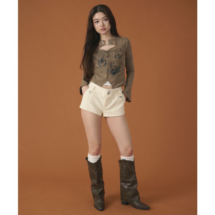 フロントホールデザイントップ | WEGO【WOMEN】 | 詳細画像4 