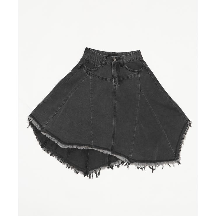 タックフリンジデニムスカート | WEGO【WOMEN】 | 詳細画像7 