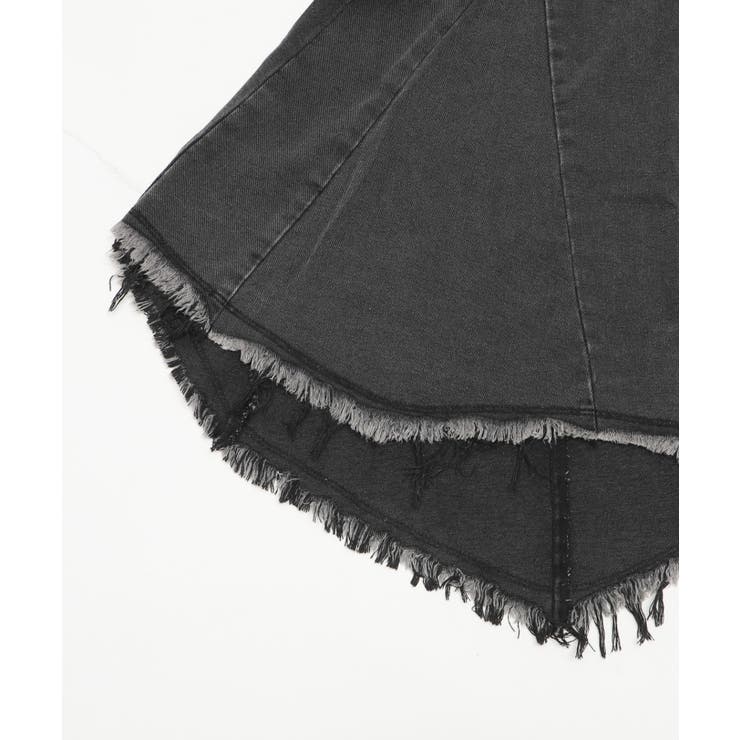 タックフリンジデニムスカート | WEGO【WOMEN】 | 詳細画像12 