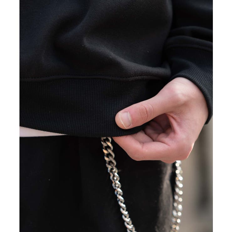 アクセ付き裏シャギーグラフィックプルオーバー | WEGO【MEN】 | 詳細画像6 