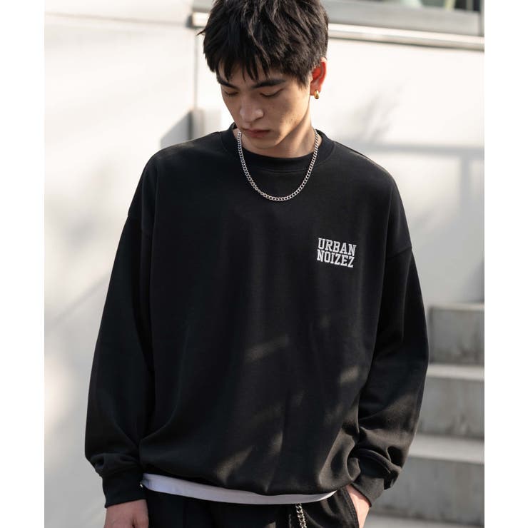 アクセ付き裏シャギーグラフィックプルオーバー | WEGO【MEN】 | 詳細画像9 
