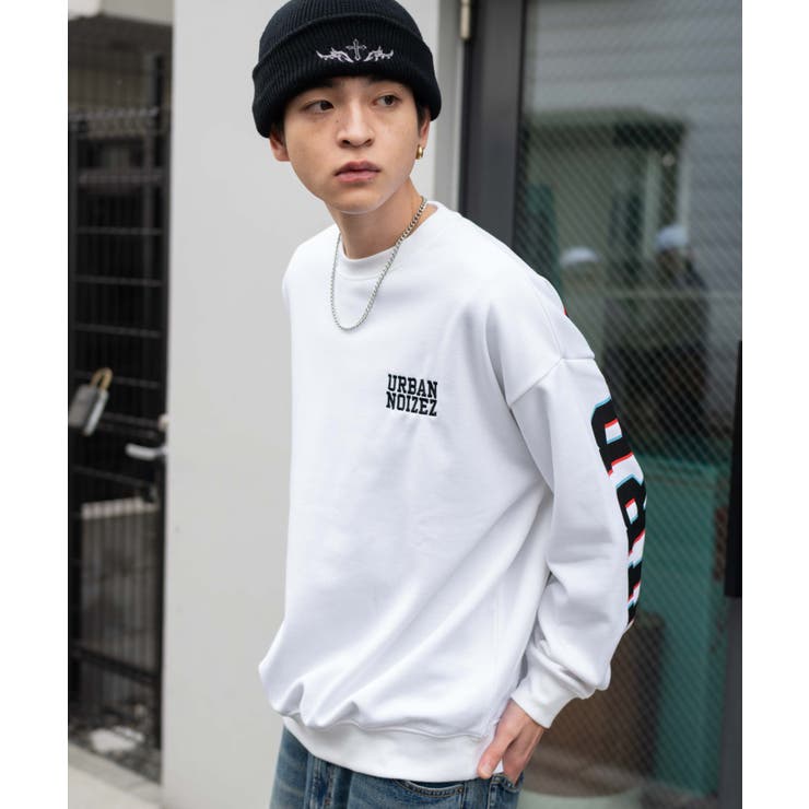 アクセ付き裏シャギーグラフィックプルオーバー | WEGO【MEN】 | 詳細画像16 