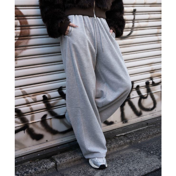 カーブデザインスウェットパンツ | WEGO【WOMEN】 | 詳細画像1 