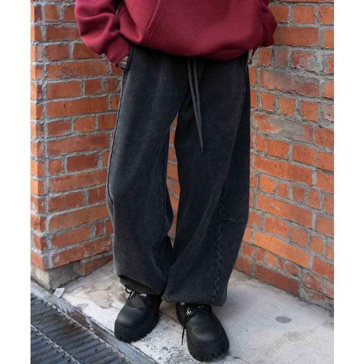 スミクロ | カーブデザインスウェットパンツ | WEGO【WOMEN】