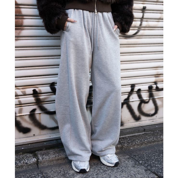 カーブデザインスウェットパンツ | WEGO【WOMEN】 | 詳細画像6 