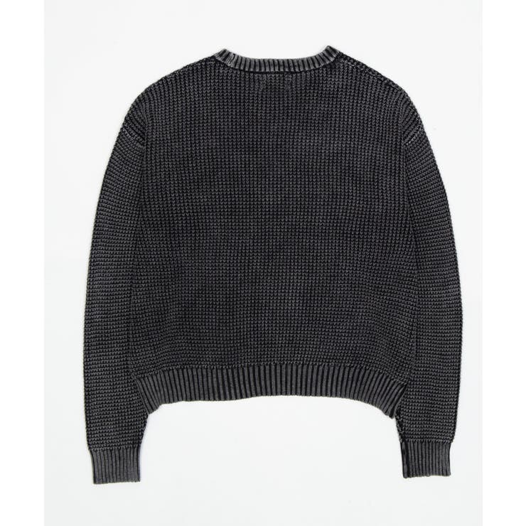 コンパクトフィットワッフルニットプルオーバー | WEGO【MEN】 | 詳細画像2 