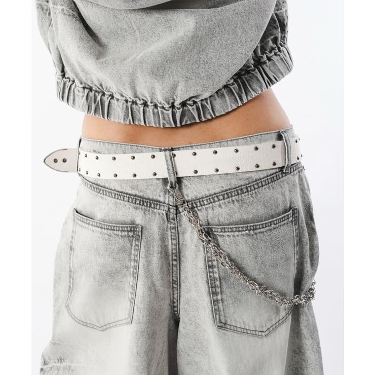 Mクロコスタッズベルト | WEGO【MEN】 | 詳細画像4 