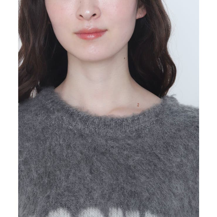 モヘアタッチBROOKLYNロゴニット | WEGO【WOMEN】 | 詳細画像5 