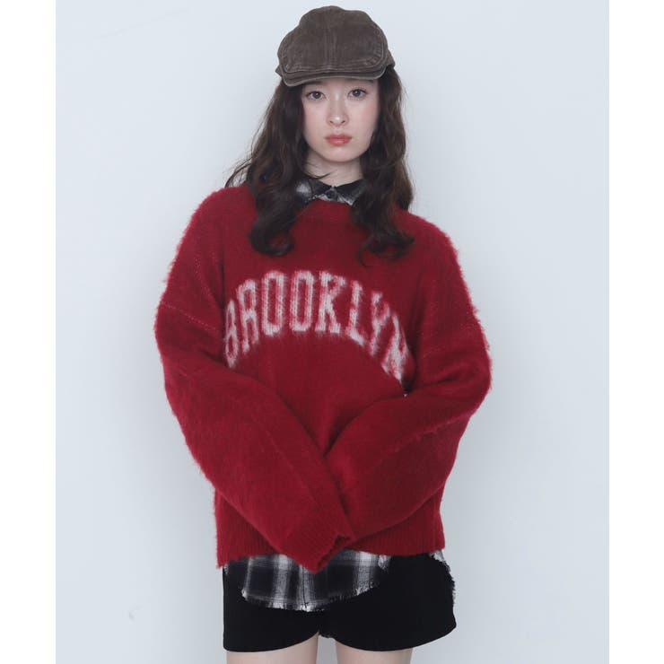 モヘアタッチBROOKLYNロゴニット | WEGO【WOMEN】 | 詳細画像11 