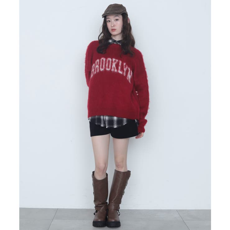 モヘアタッチBROOKLYNロゴニット | WEGO【WOMEN】 | 詳細画像13 