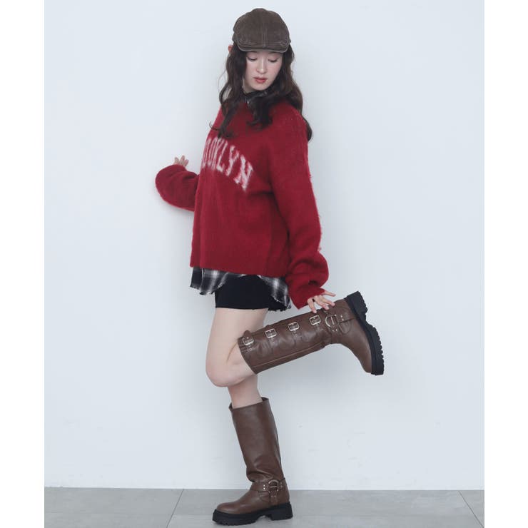 モヘアタッチBROOKLYNロゴニット | WEGO【WOMEN】 | 詳細画像14 