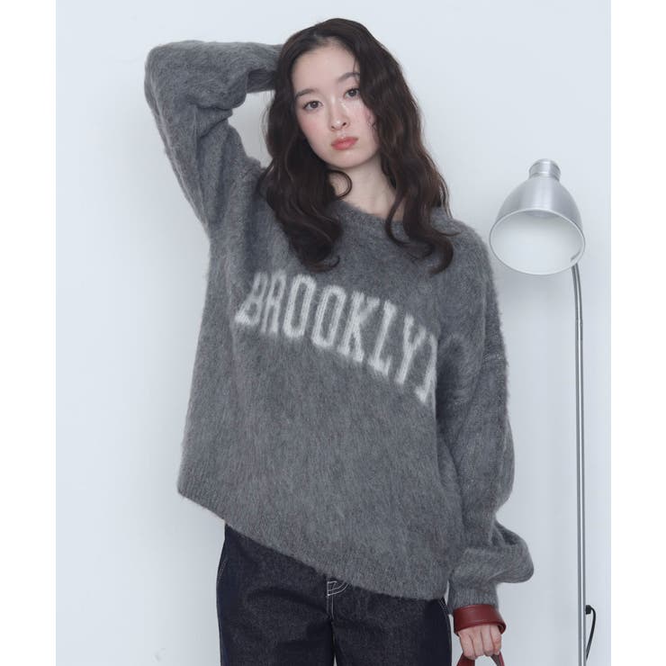 モヘアタッチBROOKLYNロゴニット | WEGO【WOMEN】 | 詳細画像20 
