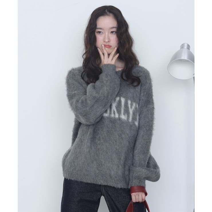 モヘアタッチBROOKLYNロゴニット | WEGO【WOMEN】 | 詳細画像21 