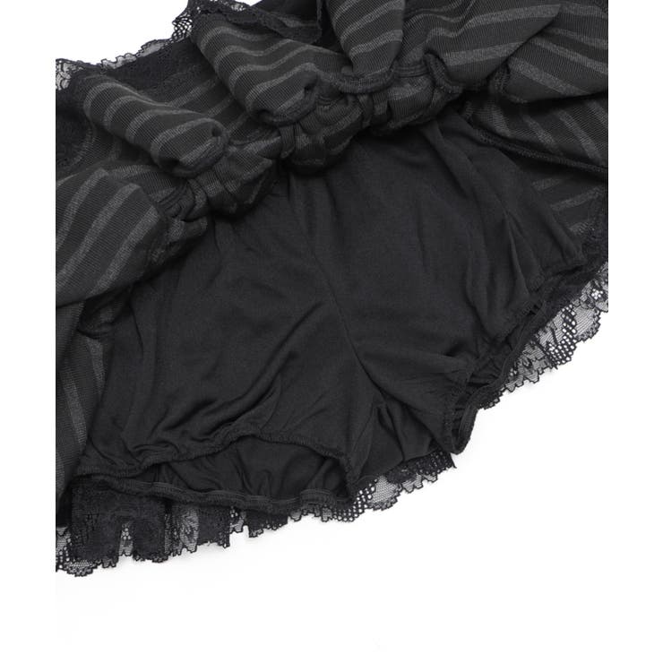 レースアップボーダーティアードスカパン | WEGO【WOMEN】 | 詳細画像5 