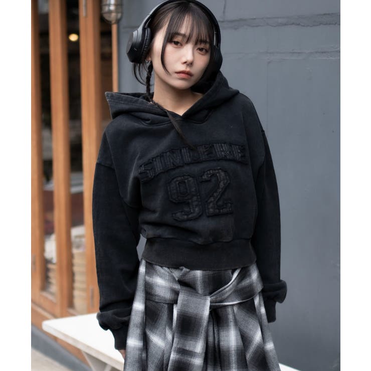 グラフィックショートプルパーカー | WEGO【WOMEN】 | 詳細画像10 