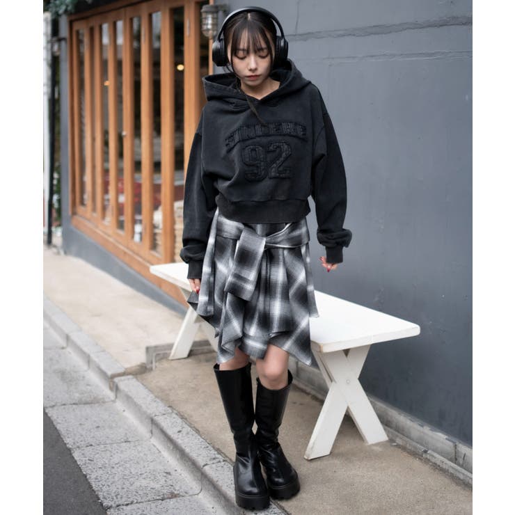 グラフィックショートプルパーカー | WEGO【WOMEN】 | 詳細画像11 