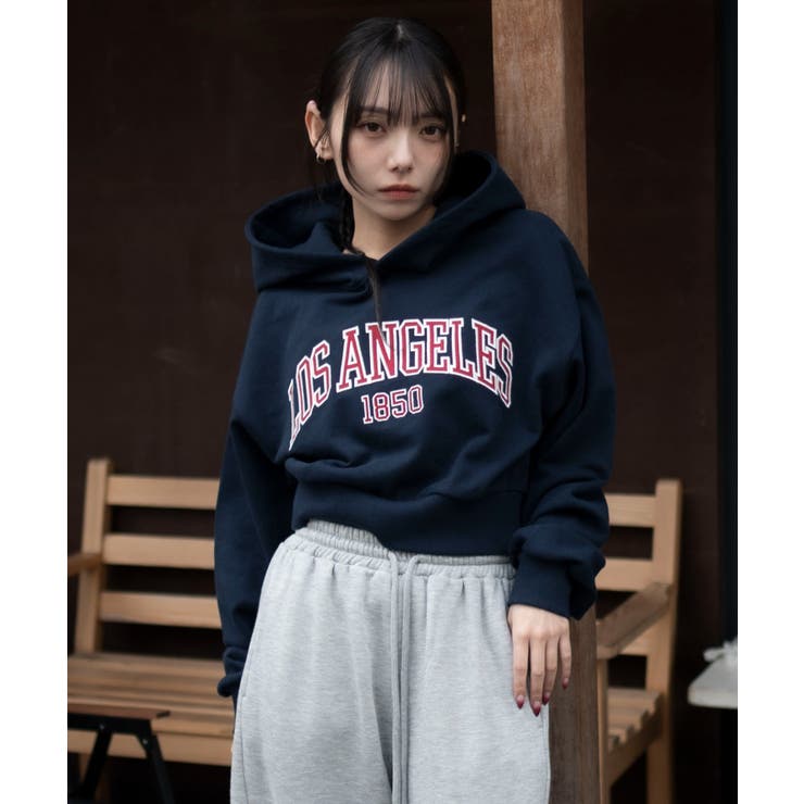 グラフィックショートプルパーカー | WEGO【WOMEN】 | 詳細画像15 
