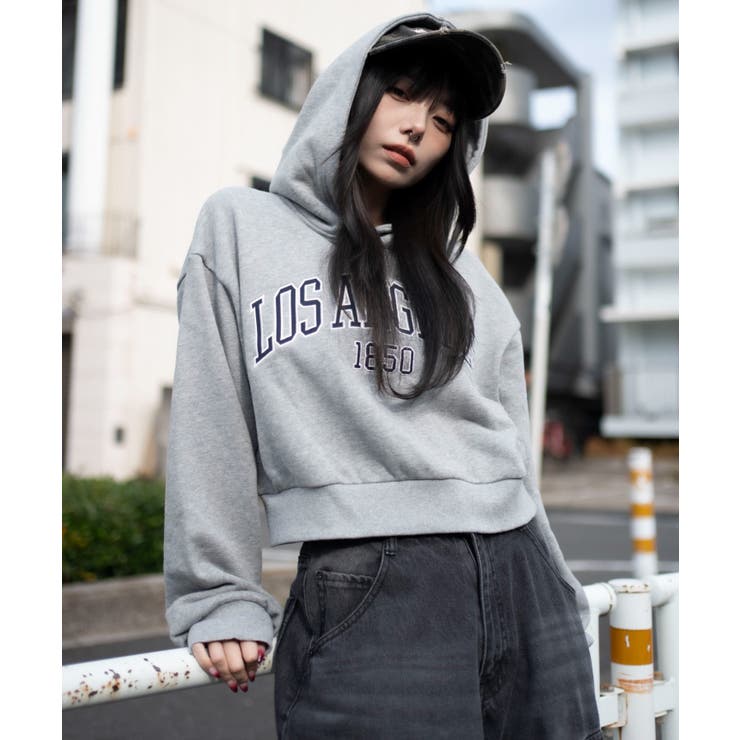 グラフィックショートプルパーカー | WEGO【WOMEN】 | 詳細画像18 