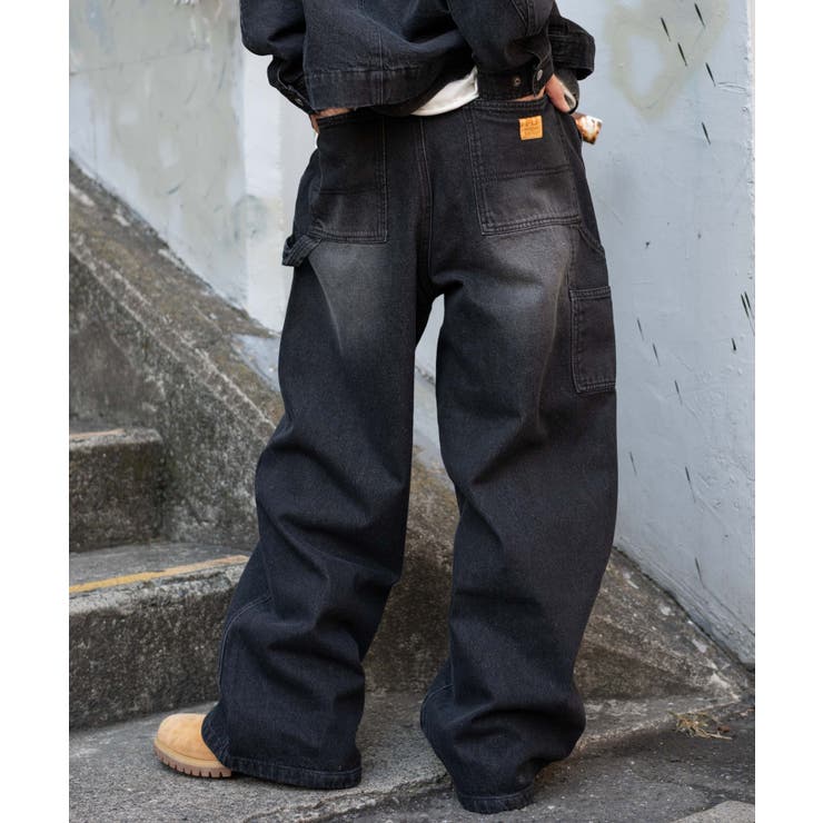 ワーカーズダブルニーデニムパンツ | WEGO【MEN】 | 詳細画像12 