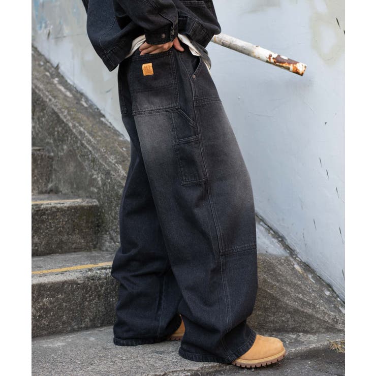 ワーカーズダブルニーデニムパンツ | WEGO【MEN】 | 詳細画像13 