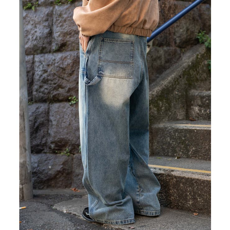 ワーカーズダブルニーデニムパンツ | WEGO【MEN】 | 詳細画像25 