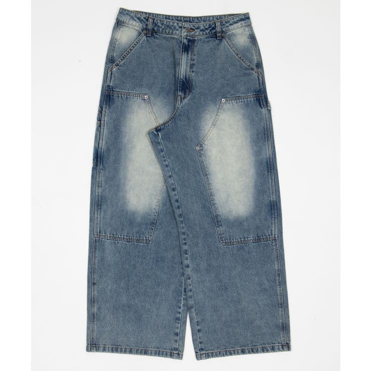 ワーカーズダブルニーデニムパンツ | WEGO【MEN】 | 詳細画像33 