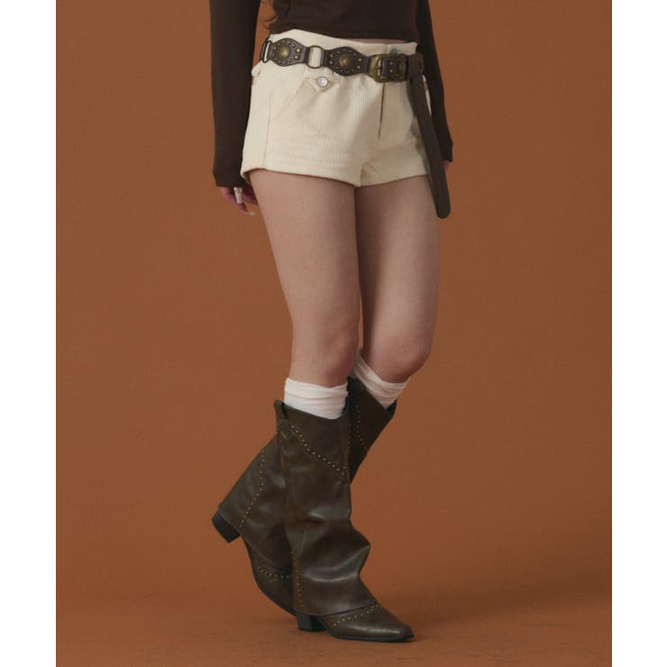 コーデュロイマイクロショートパンツ | WEGO【WOMEN】 | 詳細画像6 