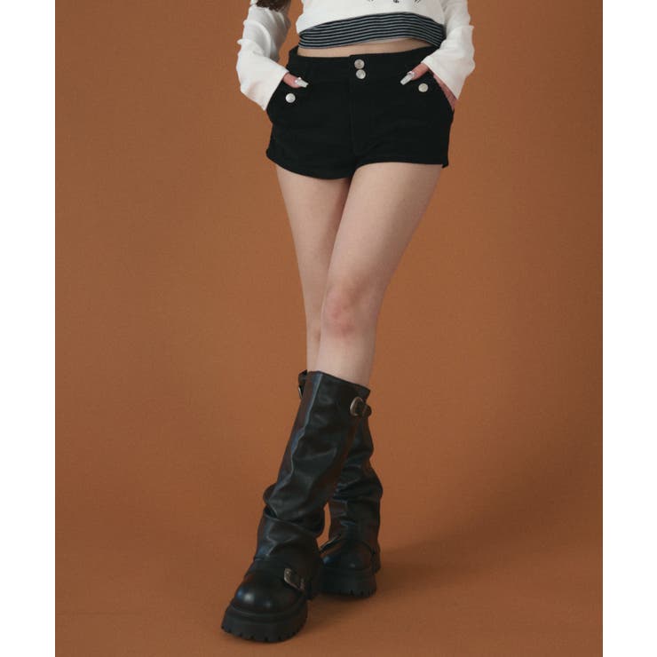 コーデュロイマイクロショートパンツ | WEGO【WOMEN】 | 詳細画像9 