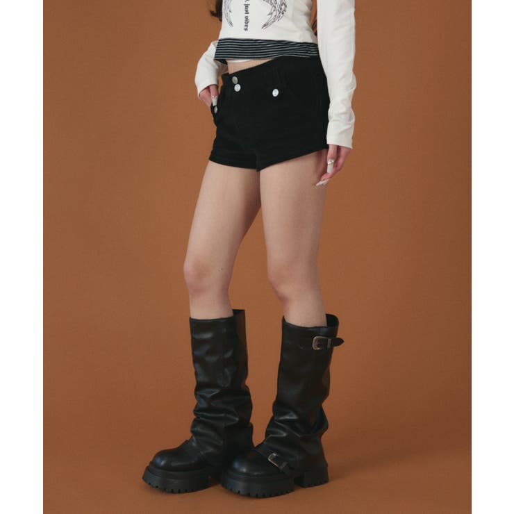 コーデュロイマイクロショートパンツ | WEGO【WOMEN】 | 詳細画像10 