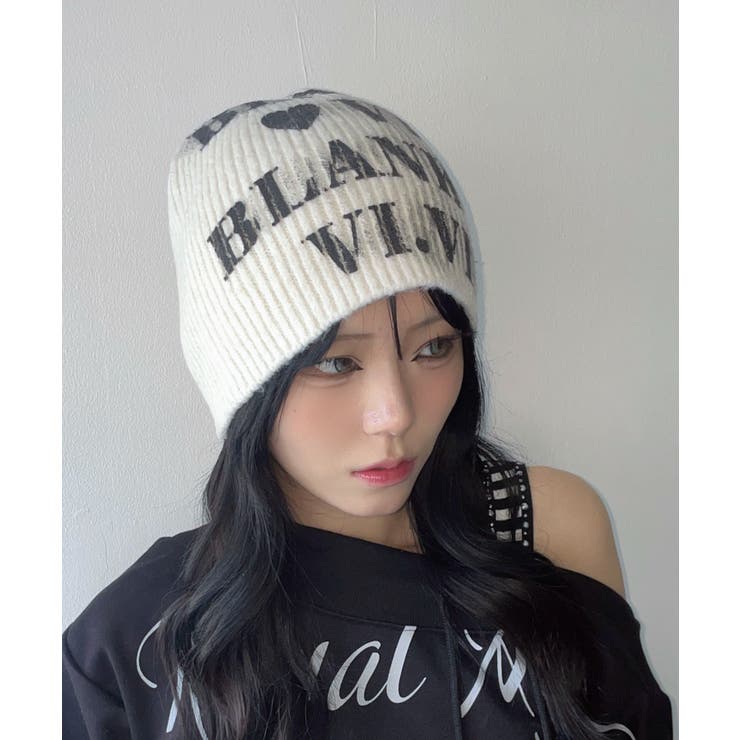 ロゴスプレープリントビーニー | WEGO【MEN】 | 詳細画像1 