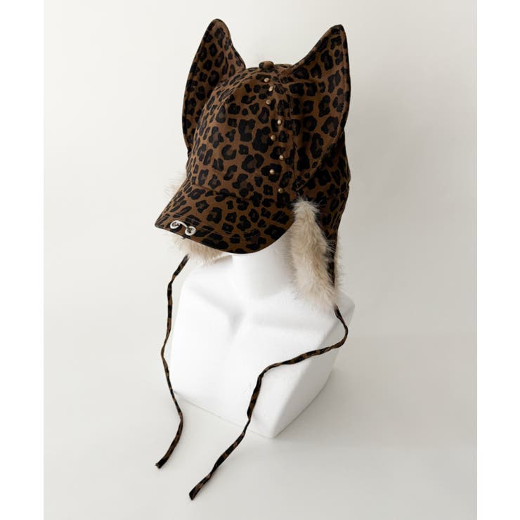 レオパードドッグイヤーキャップ | WEGO【MEN】 | 詳細画像4 