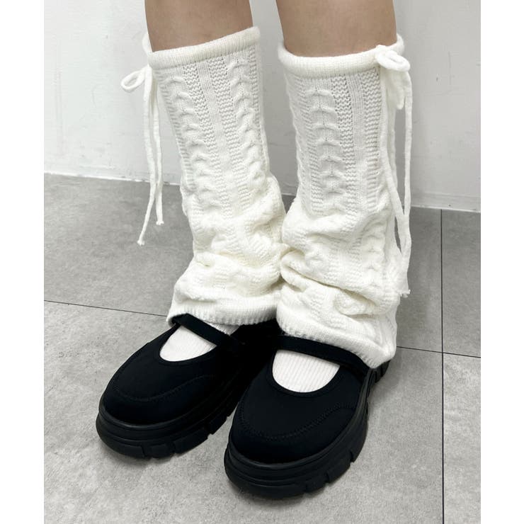 ケーブルニットレッグカバー | WEGO【WOMEN】 | 詳細画像1 