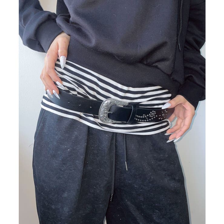 Lフラワースタッズウエスタンベルト | WEGO【WOMEN】 | 詳細画像4 