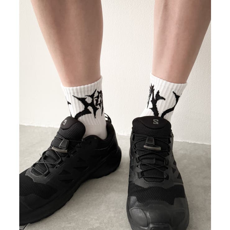 トライバルロゴハイアンクルソックス(HA) | WEGO【MEN】 | 詳細画像2 