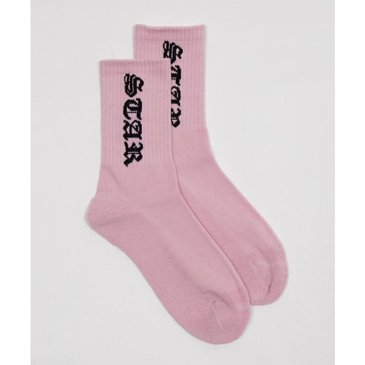 オールドイングリッシュロゴリブソックス | WEGO【WOMEN】 | 詳細画像11 