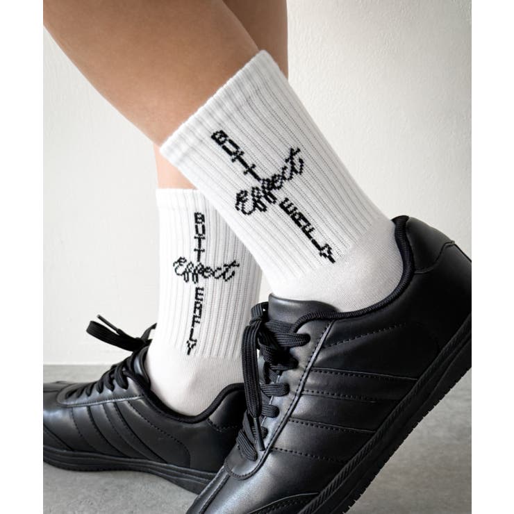 クロスロゴデザインソックス | WEGO【WOMEN】 | 詳細画像2 