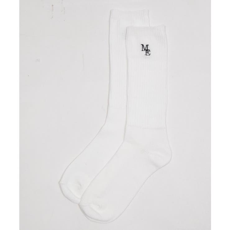 刺繍ロゴローゲージゆるリブソックス | WEGO【WOMEN】 | 詳細画像11 