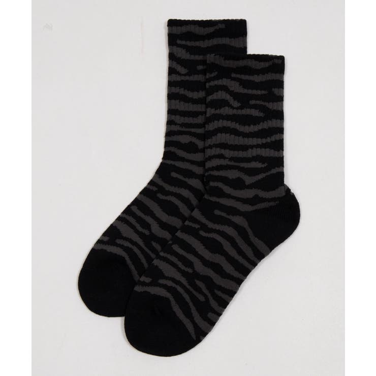 ゼブラ柄リブソックス | WEGO【WOMEN】 | 詳細画像7 