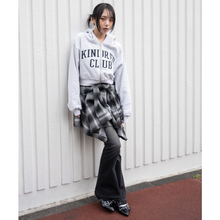 グラフィックショートZIPパーカー | WEGO【WOMEN】 | 詳細画像19 