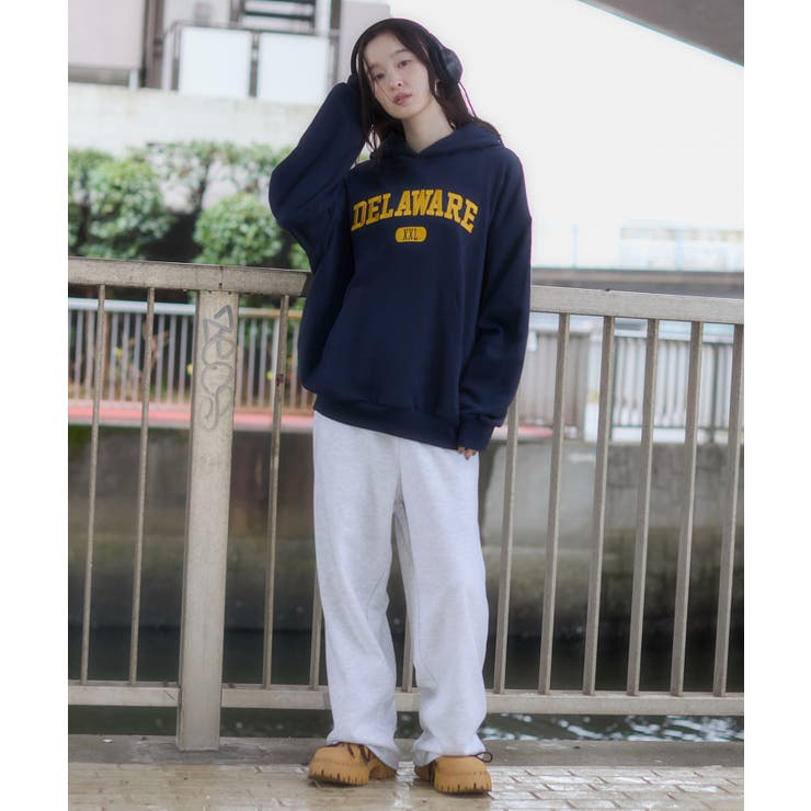 グラフィックロゴプルパーカー | WEGO【MEN】 | 詳細画像4 