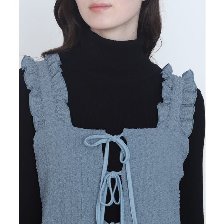 フロントリボンフリルキャミチュニック | WEGO【WOMEN】 | 詳細画像5 