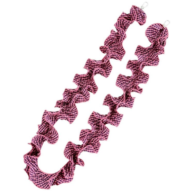 ピンク | ギンガムフリルストラップ | WEGO【WOMEN】