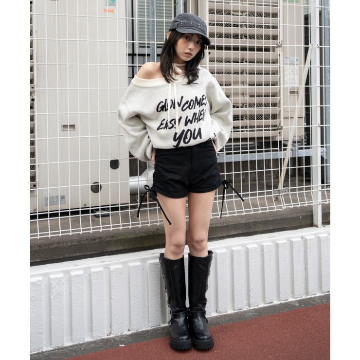 サイドドロストマイクロショートパンツ | WEGO【WOMEN】 | 詳細画像3 
