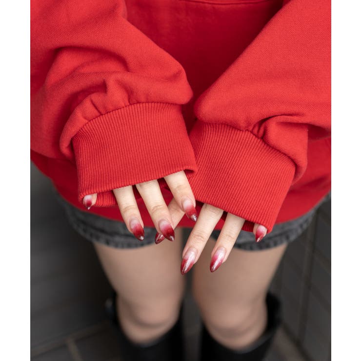 グラフィックビッグプルパーカー | WEGO【WOMEN】 | 詳細画像6 