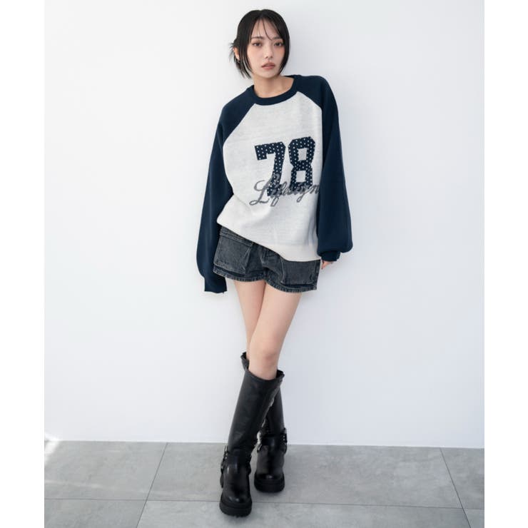 グラフィックニットプルオーバー | WEGO【WOMEN】 | 詳細画像9 