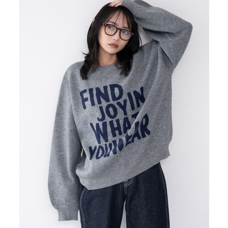 グラフィックニットプルオーバー | WEGO【WOMEN】 | 詳細画像30 
