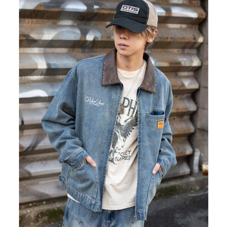ワーカーズZIPデニムジャケット | WEGO【MEN】 | 詳細画像11 