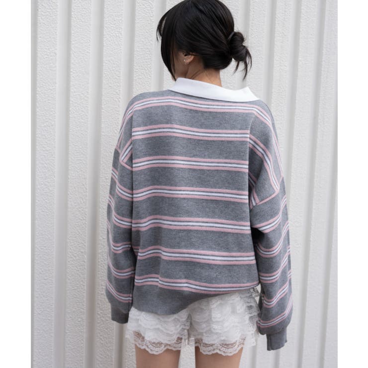 ポロニットプルオーバー | WEGO【WOMEN】 | 詳細画像15 