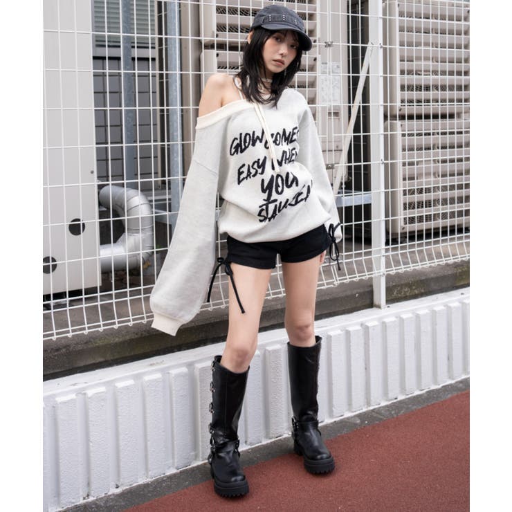 2WAYショルダーリボンニット | WEGO【WOMEN】 | 詳細画像2 